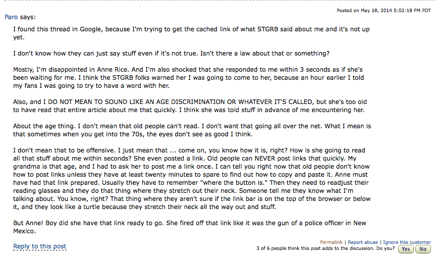 ParoAnneTooOldToRead