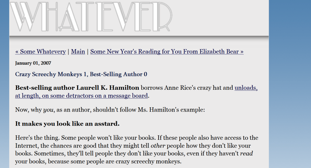 JohnScalziAnneRiceLHamilton